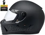 Motomatkuri kiiver Biltwell Lane Splitter, must, suurus S