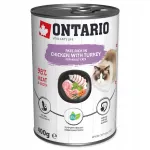 ONTARIO konserveeritud kassitoit kanaliha, kalkuniliha ja astelpajuga 4