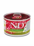 Koerakonservid Farmina N&D Quinoa Skin&Coat pardilihaga, t&auml;iskasvanud v&auml;ikestele t&otilde;ugudele, 140 g