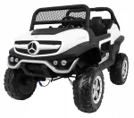 Laste elektriauto Mercedes Benz Unimog, valge