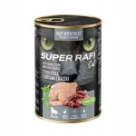 SUPER RAFI CAT m&auml;rg kassitoit kiluga ja pardas&uuml;damega, 12 x 400 g