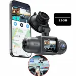 4K WiFi GPS 32GB SD ja tagumise kaameraga salvesti