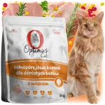 Optimus kuiv kassitoit kalkuni, l&otilde;he ja tauriiniga, 1 kg