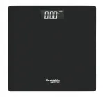 Elektrooniline vannikaal 180 kg klaasist must LCD
