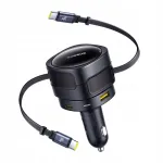 Baseus Enjoyment Max auto laadija USB-C kaablite ja portidega