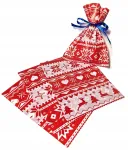 Kinkekotid CHRISTMAS FOIL, 10x15 cm, 100 tk