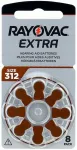 Kuuldeaparaadi patareid RAYOVAC 312 MF PR41, 8 tk