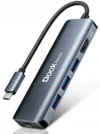 Adapter Dockteck 5in1, HDMI 4K 30Hz, 100W