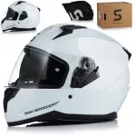 Motorratta kiiver SKA-P 3MHA, valge, Air Stream + Blend, ECE R22.06