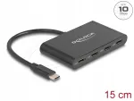 Delock 64129 USB jaotur, 4x USB-C, 10 Gbps, USB 3.2 Gen 2