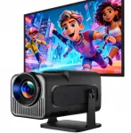 Kaasaskantav 4K LED projektor Androidi, WIFI ja k&otilde;lariga