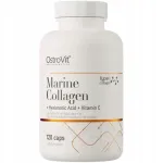 Toidulisand OstroVit Marine Collagen + H&uuml;aluroonhape + C-vitamiin, 120 kapslit