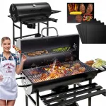 GRILL GARDEN XXL grill termomeetri, tuhakoguri ja kaanega