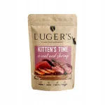 Luger's Kitten's Time kassikonservid vasikaliha ja krevetiga, 85 g