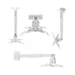 Projektori hoidik Zenwire 4in1, seinapealne, lae kinnitusega, kuni 25 kg