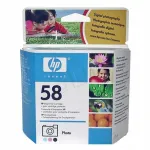 HP 58 C6658AE kolmev&auml;rviline tint