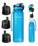 Aquaphor City 0,8 l filtreeriv pudel, sinine, 3 vahetatava filtriga