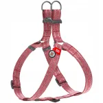 Puuvillased koera valjased WauDog, punased, M suurus, 20 mm, 50&ndash;80 cm