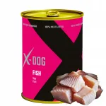 Koerakonservid kalaga, 100% liha, teraviljavabad, 400 g, X-DOG