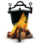 Malmist pott 5 l, v&auml;lipliitidele ja grillile, sobib hautisteks