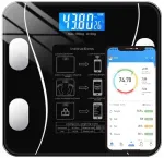 Vannitoa kaalud keharasva anal&uuml;&uuml;siga, Bluetooth, BMI, 180 kg