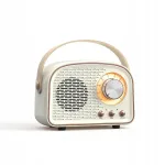 Kaasaskantav retro k&ouml;&ouml;giraadio FM Bluetooth USB SD AUX MP3, patareidega