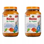Holles &ouml;koloogiline k&ouml;&ouml;givilja- ja riisip&uuml;ree komplekt, alates 8 kuud, 2 x 220 g