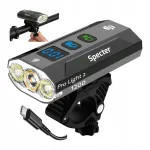 Jalgratta tuli Specter Pro Light 2 USB 1200 lm Powerbank IPX65 13 režiimi