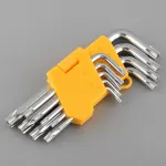 Torx t&uuml;&uuml;pi L-v&otilde;tmete komplekt, 9 tk, T10&ndash;T50