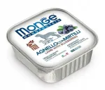 Koerakonservid Monge Fruit M lambalihaga ja mustikatega, 150 g