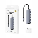 Dokkimisjaam Cudy UH500, 4K HDMI, 4&times;USB-A, 2&times;USB-C