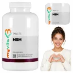 Toidulisand MSM Organic Sulfur MyVita 500 mg 250 tabletti Vege