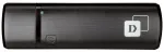 Traadita USB v&otilde;rguadapter D-Link AC1200, 5 GHz, must, A1300
