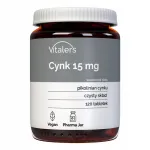 Toidulisand tsinkpikolinaat 15 mg, 120 tabletti, Vitaler's
