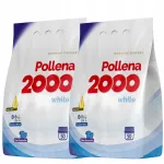 Pesupulber POLLENA 2000 WHITE, 50 pesukorda, 2 x 2,75 kg