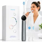 RANVOO AirJet Sonic elektriline hambahari, terashalli-sinine, 3 otsikut