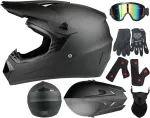 Elektrilise t&otilde;ukeratta kiiver HELMET Cross Enduro Quad BMX koos prillide, kinnaste ja maskiga