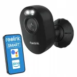 V&auml;liskaamera Reolink Lumus 2K 4MP, Wi-Fi, IP65, LED-iga ja heliga, must