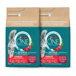 Kuivtoit kassidele PURINA ONE Bifensis Sterilcat veise- ja nisujahuga, 2 x 2,8 kg