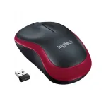 Juhtmevaba hiir Logitech M185, punane/must
