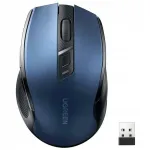 Traadita optiline hiir, USB, 2,4GHz, Bluetooth 5.0, 4000 DPI, sinine