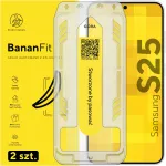Kaitseklaas Samsung S25 paigaldusabivahendiga, 9H karastatud, BananFit