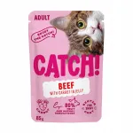 Catch! niiske kassitoit veise- ja porgandilihaga želees, 85 g