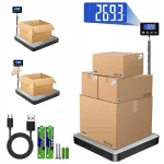 Elektroonilised kaalud LCD-ekraaniga, 200 kg, 2 akut, USB