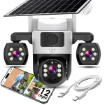 P&auml;ikeseenergial t&ouml;&ouml;tav 12 MP p&ouml;&ouml;ratav traadita kaamera SIM-kaardiga, 3 objektiivi, IP66
