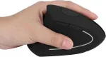 Juhtmevaba vertikaalne ergonoomiline hiir vasakuk&auml;elistele 2.4G USB