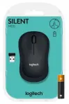 LOGITECH M220 Silent traadita hiir, must, 1000 DPI
