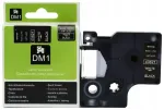 Kleepuv teip DYMO D1 43621, 6 mm x 7 m, must