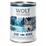 Wolf of Wilderness Blue River SALMON koerakonserv, 400 g