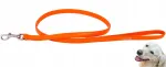Nahast koerarihm WAUDOG, oranž, 122 cm x 18 mm